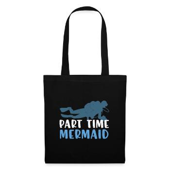 Citation de plongée sous-marine à temps partiel Sirène - Sac en tissu - noir - Devant