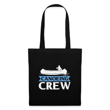 Citation canoë-kayak Équipage Kayak - Sac en tissu - noir - Devant