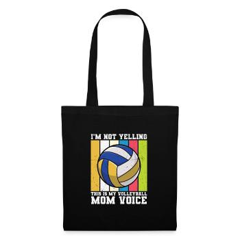 This Is My Volleyball Mom Voice - Tote Bag - black - Front