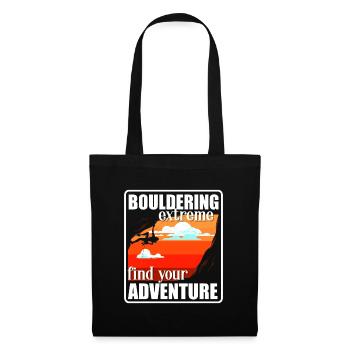 Bouldering Rock Climbing Boulderer Sport - Tote Bag - black - Front