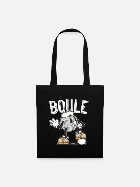 Boulekugel Pétanque Outfit für Bouler Boules - Stoffbeutel - Schwarz