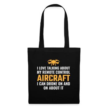 FPV Drone Flying Quadcopters RC Pilote Air Racing - Sac en tissu - noir - Devant