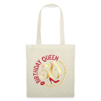 50 Birthday Queen Sassy Classy Fabulous - Tote Bag - nature - Front