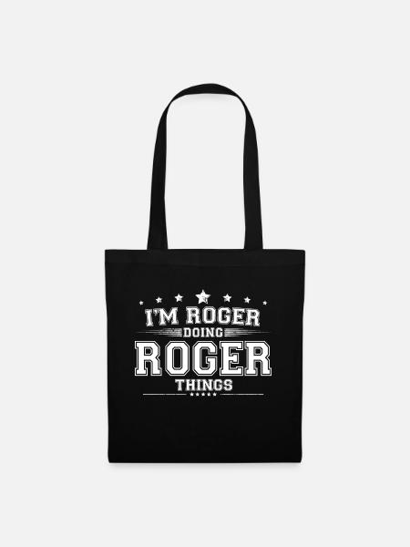 Roger - Stoffbeutel - Schwarz