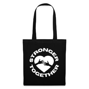 Strong together C19 Corona Covid Help Humanity - Tote Bag - black - Front