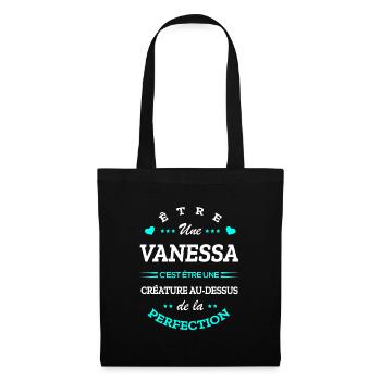 VANESSA PARFAITE - NOM VANESSA - Sac en tissu - noir - Devant