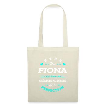 FIONA PARFAITE - NOM FIONA - Sac en tissu - nature - Devant
