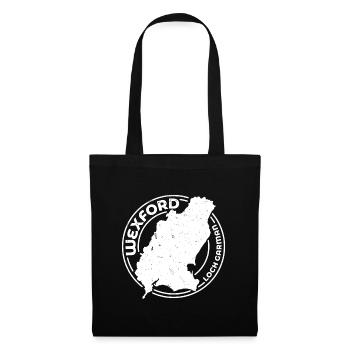 Wexford Ireland Map | County Outline Stamp - Tote Bag - black - Front
