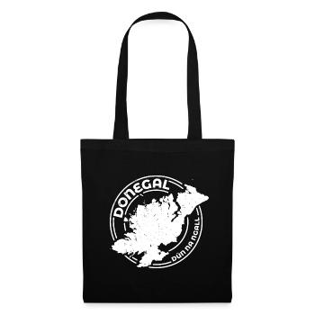 Donegal Ireland Map | County Outline Stamp - Tote Bag - black - Front