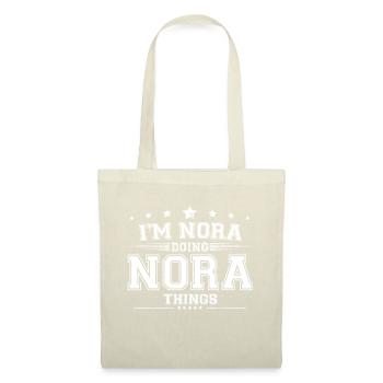 Nora - Stoffbeutel - Natur - Vorne