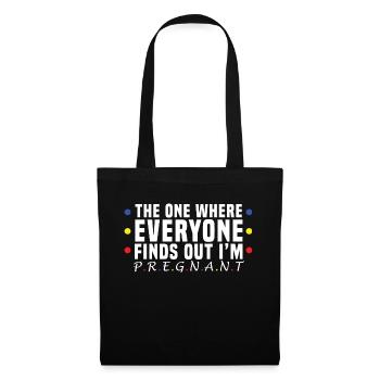 Celui où tout le monde découvre que je suis - Sac en tissu - noir - Devant