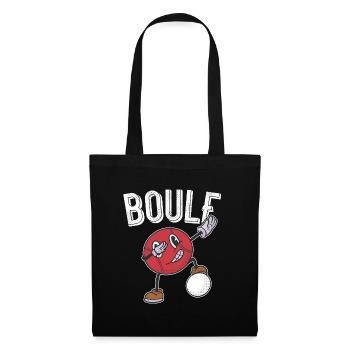 Tenue de pétanque boule pour boule bouler - Sac en tissu - noir - Devant
