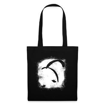 Paragliding Spray white - Tote Bag - black - Front
