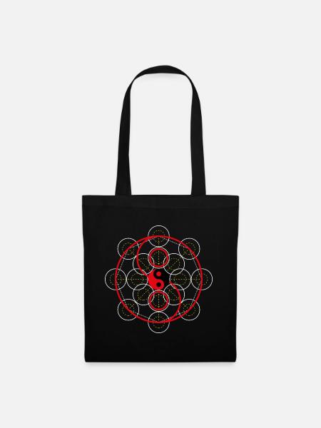 Illustration for spirituality - Tote Bag - black