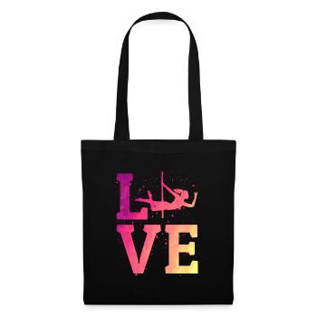 Pole Sport Dance Dancer Competition Colorful - Tote Bag - black - Front