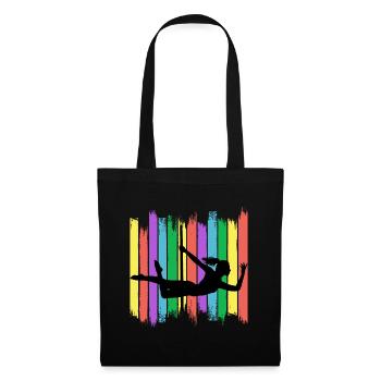 Pole Sport Dance Dancer Competition Acrobatics - Tote Bag - black - Front