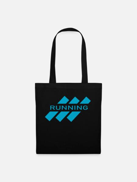 Marathon Running Run jogging - Sac en tissu - noir