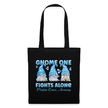 Prostate Cancer Awareness Light Blue Gnome - Tote Bag - black - Front
