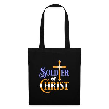 Soldier of Christ - Tote Bag - black - Front