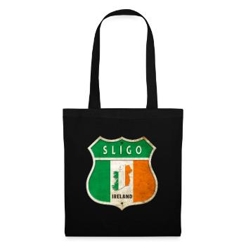 Sligo Ireland Coat of Arms Flags Design - Tote Bag - black - Front