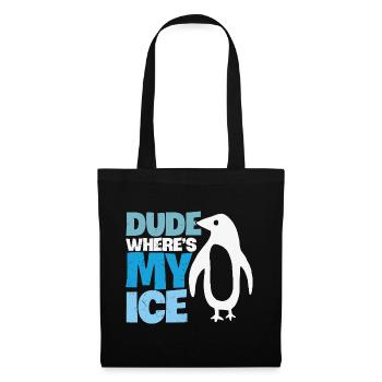 Pingouin Réchauffement climatique Changement climatique - Sac en tissu - noir - Devant