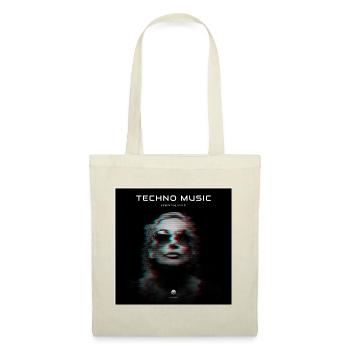 Techno music glitch - Tote Bag - nature - Front