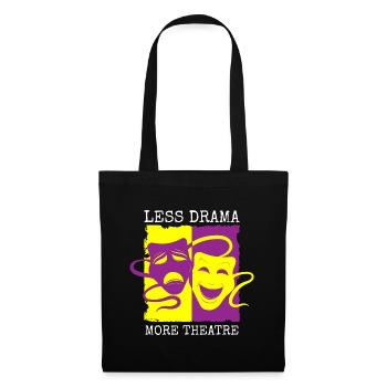 Rideau de répétition d’acteur - Sac en tissu - noir - Devant