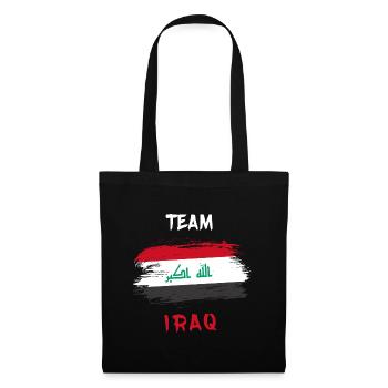Team Iraq flag design - Tote Bag - black - Front