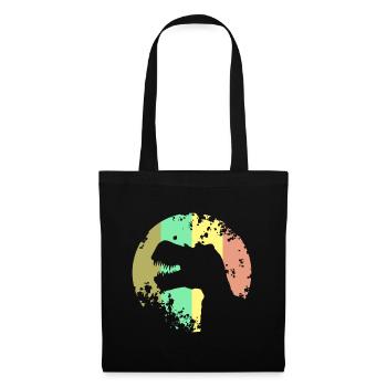Dinosaur T-Rex Design - Tote Bag - black - Front