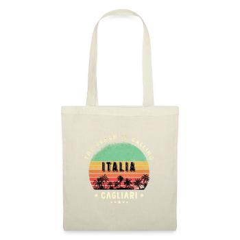 Cagliari Italien Strand Design - Stoffbeutel - Natur - Vorne