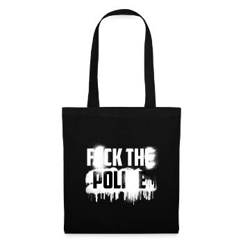 F*CK LA POLI*E - Sac en tissu - noir - Devant