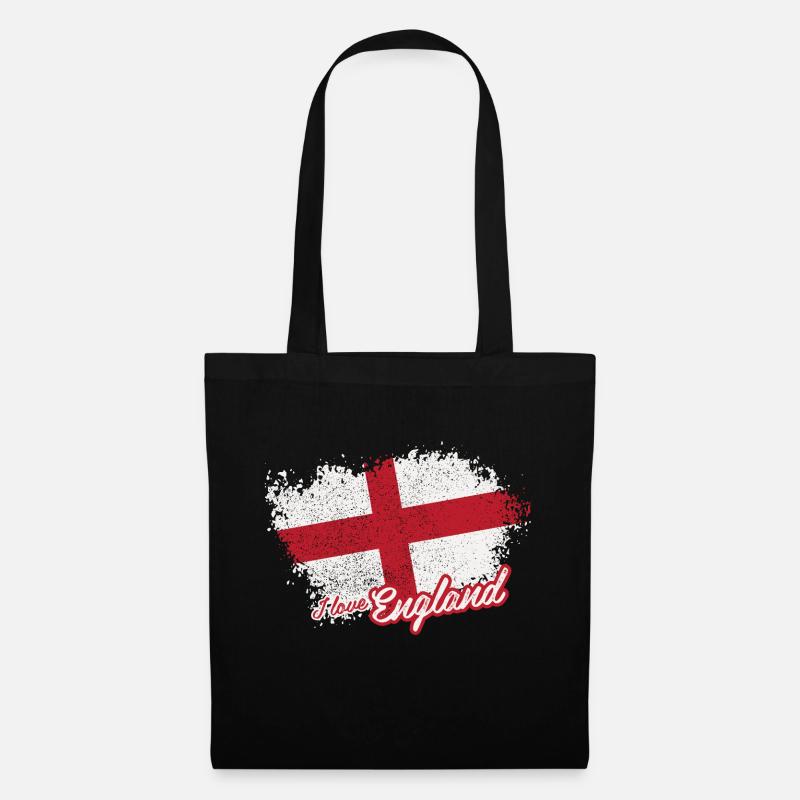 J'aime l'Angleterre - Sac en tissu - noir