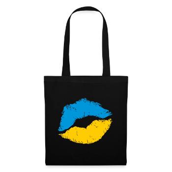 SAVE UKRAINE Ukrainian flag - Tote Bag - black - Front