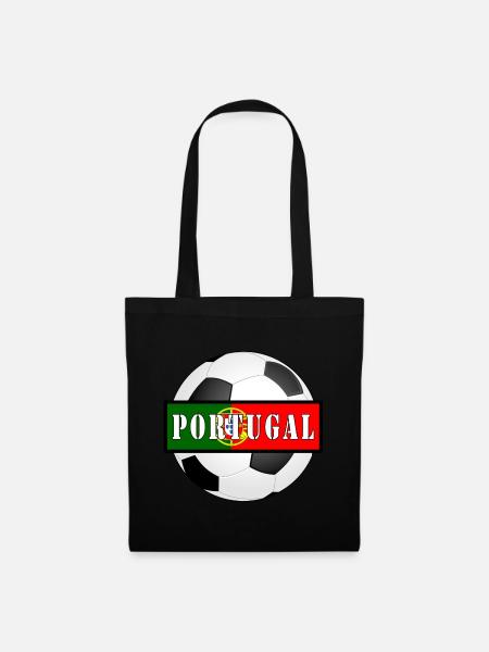 Cadeau pour la au Portugal - Sac en tissu - noir