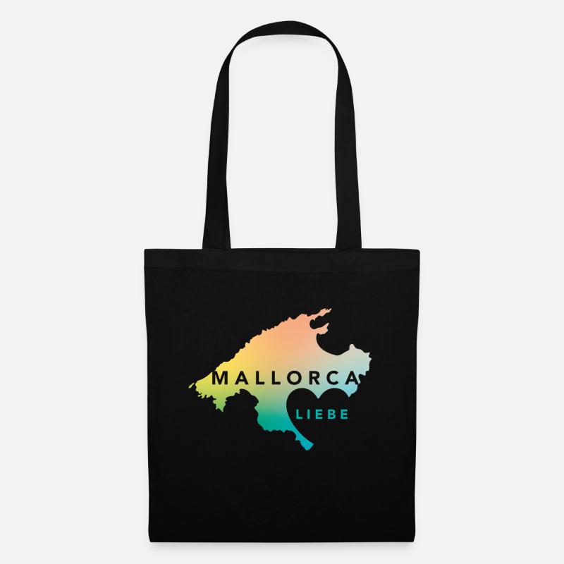 MallorcaLiebe - Stoffbeutel - Schwarz