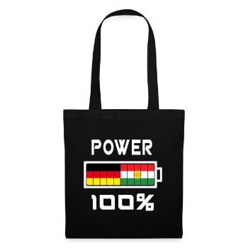 Germany and Kurdistan Power 100% - Tote Bag - black - Front