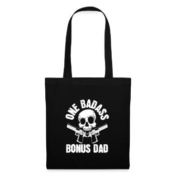 Dad Grandfather Uncles Grandpas Relative One Bad - Stoffbeutel - Schwarz - Vorne