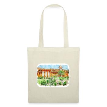 Jaipur Inde Aquarelle Esquisse Peinture Dessinée - Sac en tissu - nature - Devant