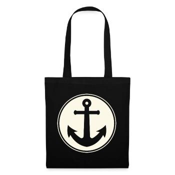 Anchor Captain Sailing Sailor - Tote Bag - black - Front