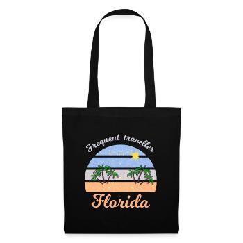 Urlaub in Florida - Stoffbeutel - Schwarz - Vorne