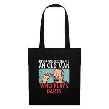 Darts Dart Player Sayings - Tote Bag - black - Front