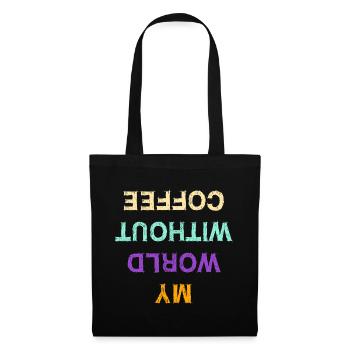 Funny Coffee Caffeine Statement Coffee Lovers - Tote Bag - black - Front