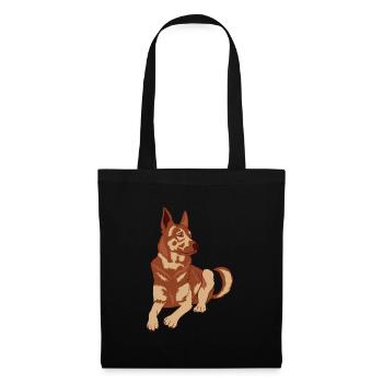 Cute Adorable Dog For Certified Dog Lover T-shirt - Stoffbeutel - Schwarz - Vorne