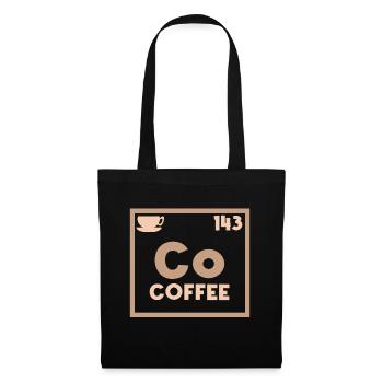 Caffeine Coffee Saying Coffee Cup Coffee Lovers - Tote Bag - black - Front