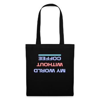 Caffeine Coffee Drinking Statement Coffee Lovers - Tote Bag - black - Front