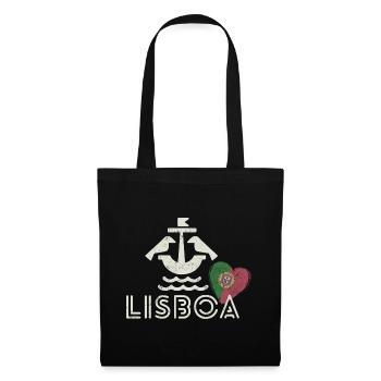Lisbonne Portugal, belle ville est ma ville natale - Sac en tissu - noir - Devant