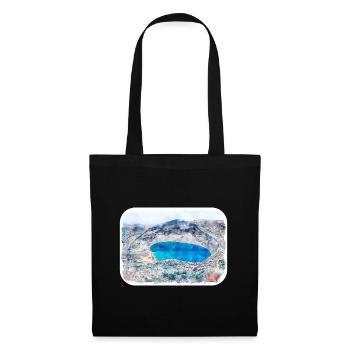 Japan Aquarellskizze Handgezeichnete Illustration - Stoffbeutel - Schwarz - Vorne