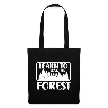 Forest Environmental Protection Mountains - Tote Bag - black - Front