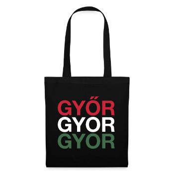 GYOR Ungarn Hungarian Flag Hungary - Tote Bag - black - Front