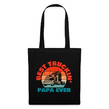 Happy Father's Day Dad Travel Load Apparel Title: - Tote Bag - black - Front